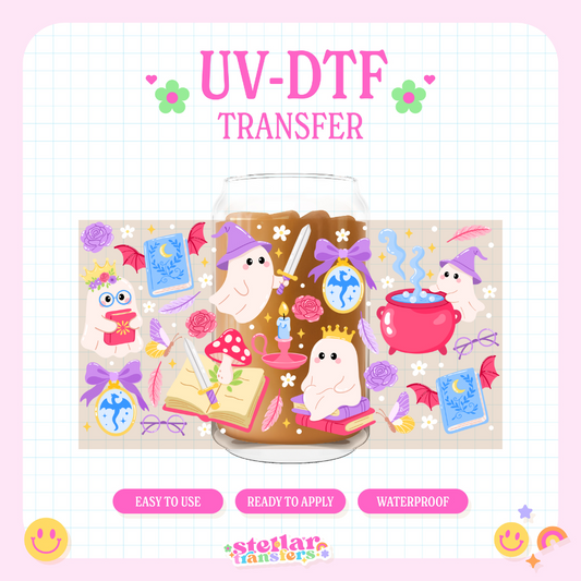 BOOKISH GHOST FANTASY - 16 OZ UV DTF