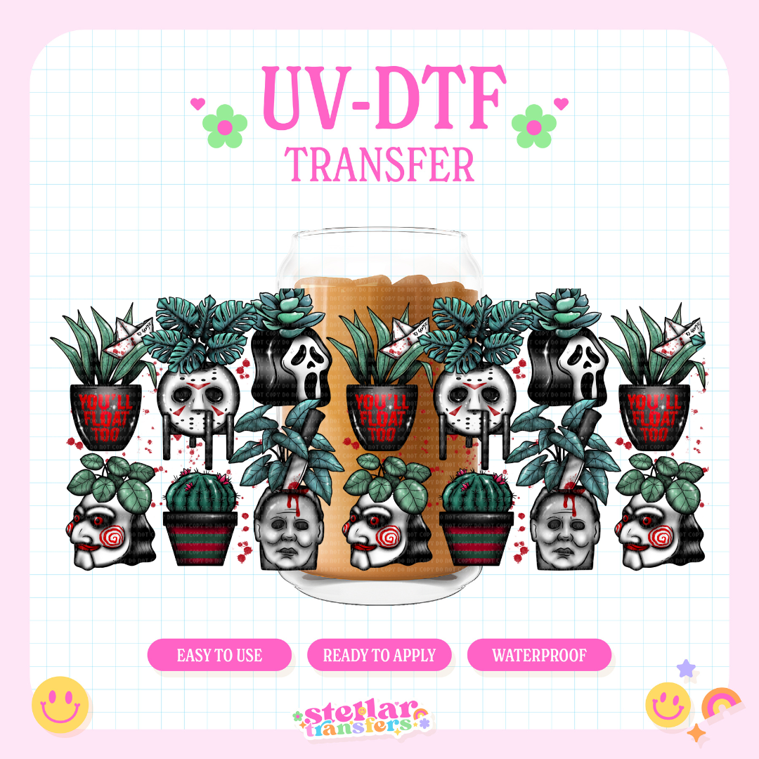 HORROR PLANTS - 16 OZ UV DTF