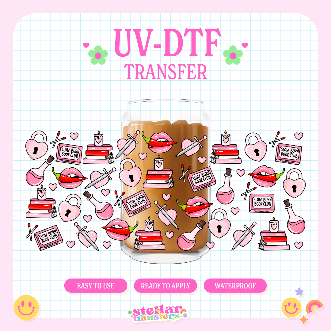 BOOKISH ROMANCE - 16 OZ UV DTF