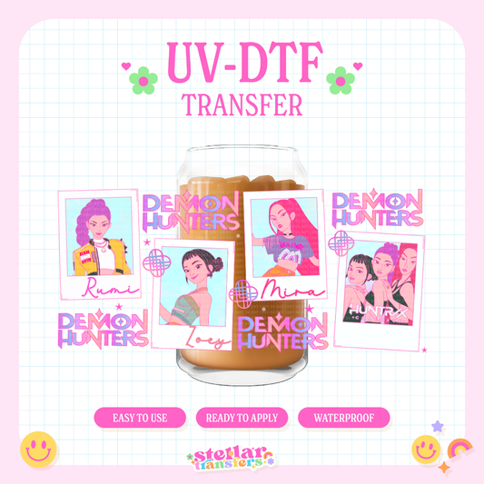 POLAROID DEMON HUNTRS - 16 OZ UV DTF