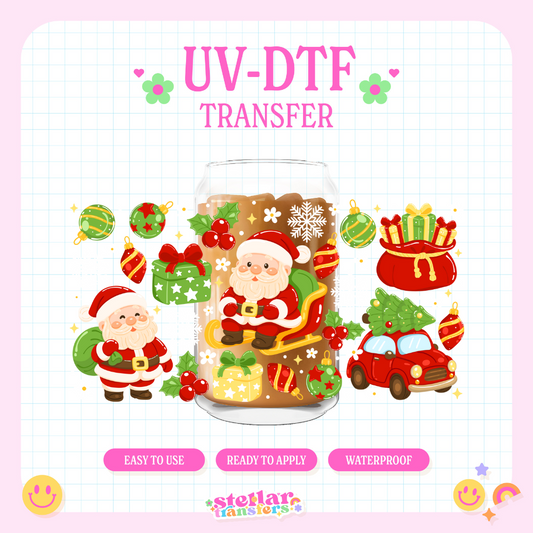 SANTA - 16 OZ UV DTF