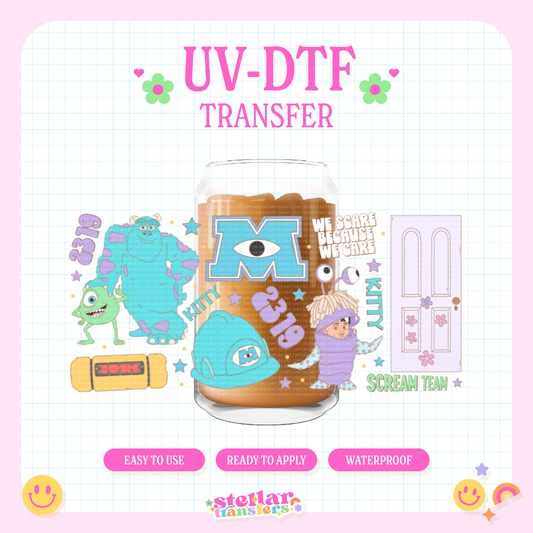 MONSTER MOVIE - 16 OZ UV DTF