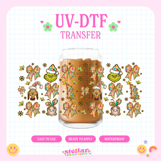 MEAN ONE BOWS - 16 OZ UV DTF