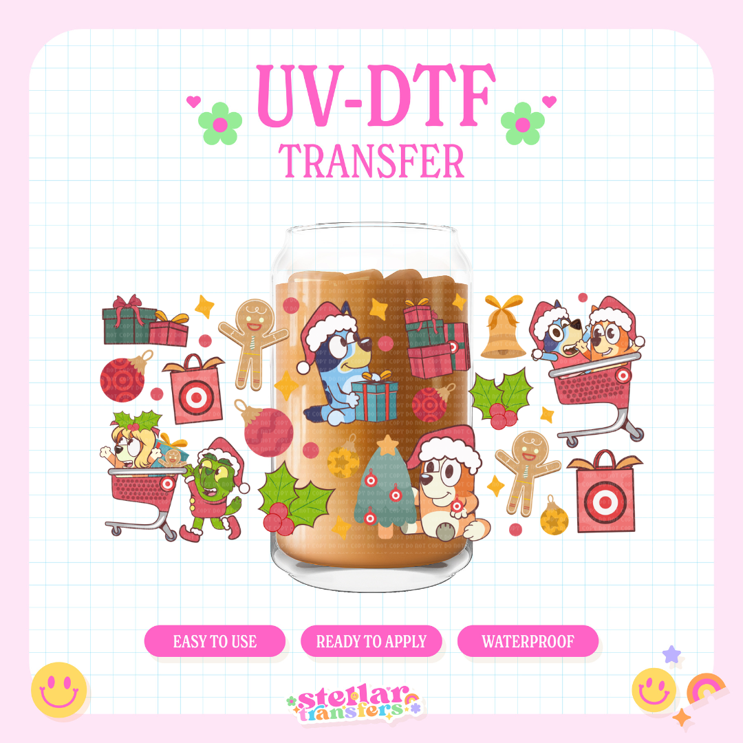 BLUE AND BINGO TARGT - 16 OZ UV DTF