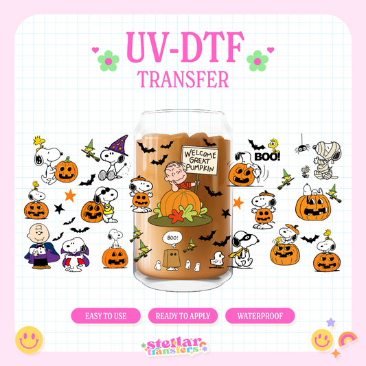 SPOOKY SNOOP - 16 OZ UV DTF