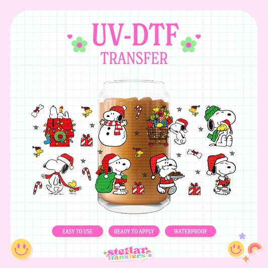 HOLIDAY SNOOP - 16 OZ UV DTF