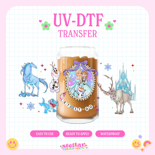 LET IT GO - 16 OZ UV DTF