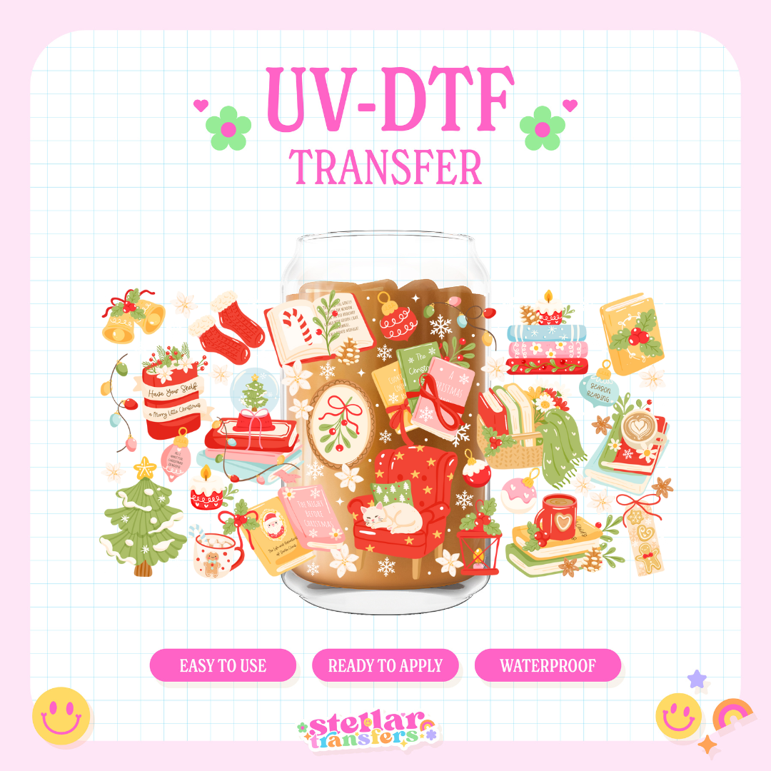 BOOKISH CHRISTMAS - 16 OZ UV DTF
