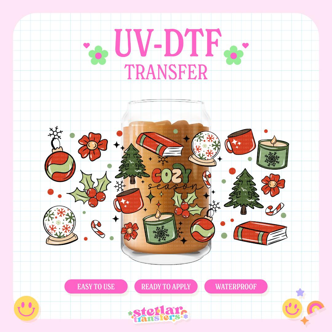 COZY SEASON XMAS - 16 OZ UV DTF