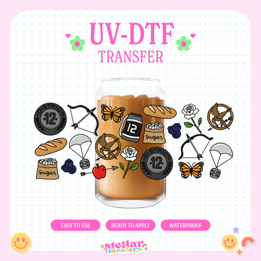 HUNGER GAME ELEMENTS - 16 OZ UV DTF