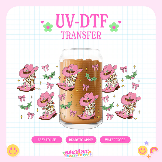 HOLIDAY BOOTS - 16 OZ UV DTF