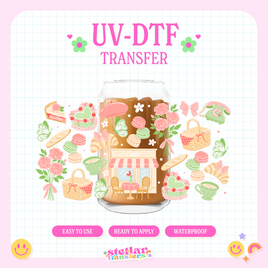 CAFE - 16 OZ UV DTF