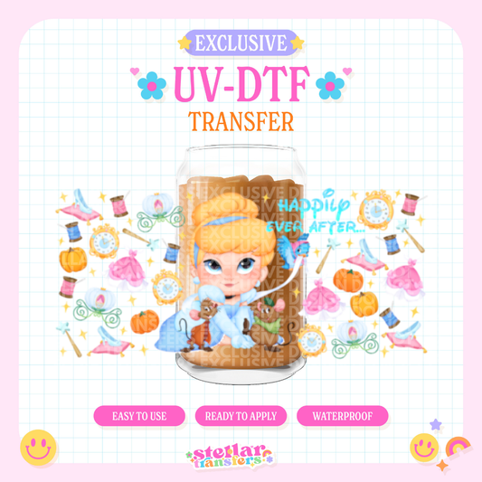 CINDER HAPPILY EVER AFTER EXCLUSIVE - 16 OZ UV DTF