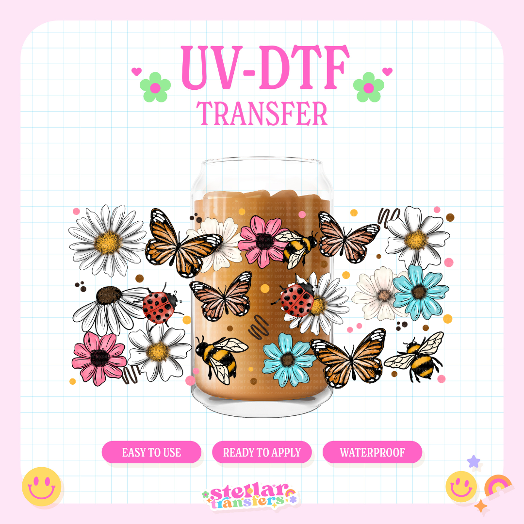 PRETTY SPRING TIME - 16 OZ UV DTF