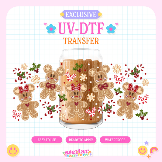 XMAS GINGERBREADS EXCLUSIVE - 16 OZ UV DTF