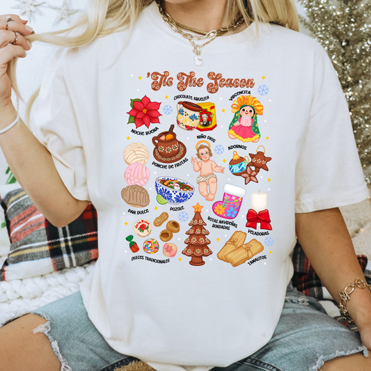 HISPANIC TIS THE SEASON - CLEAR FILM SCREEN PRINT