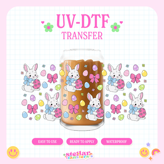 EASTER EGG BUNNIES - 16 OZ UV DTF