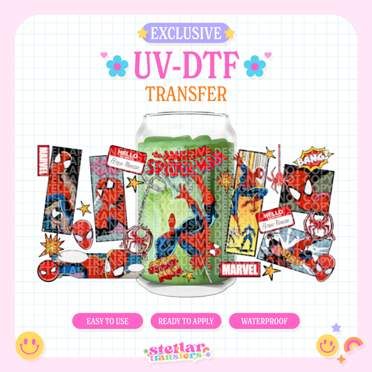 SPIDER GUY EXCLUSIVE - 16 OZ UV DTF