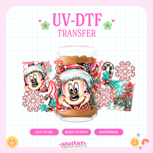 MICKY XMAS - 16 OZ UV DTF