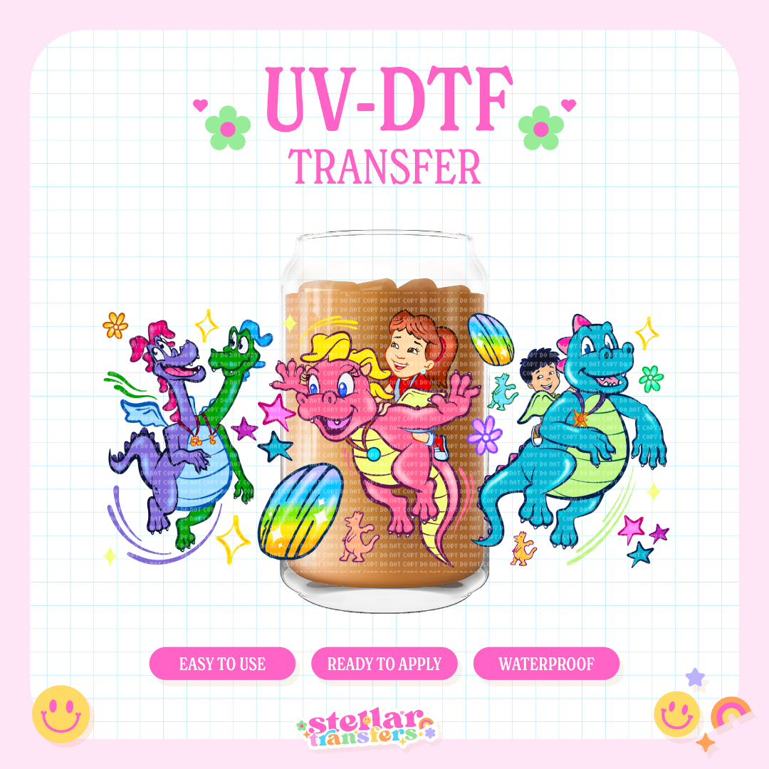 DRAGONS - 16 OZ UV DTF
