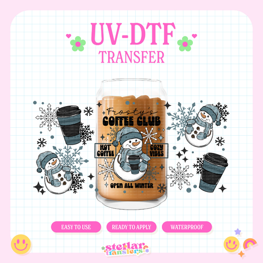 FROSTYS COFFEE CLUB - 16 OZ UV DTF