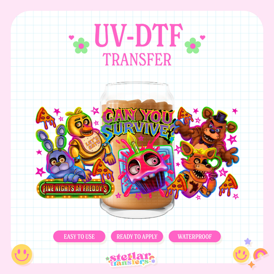 FIVE NIGHTS - 16 OZ UV DTF