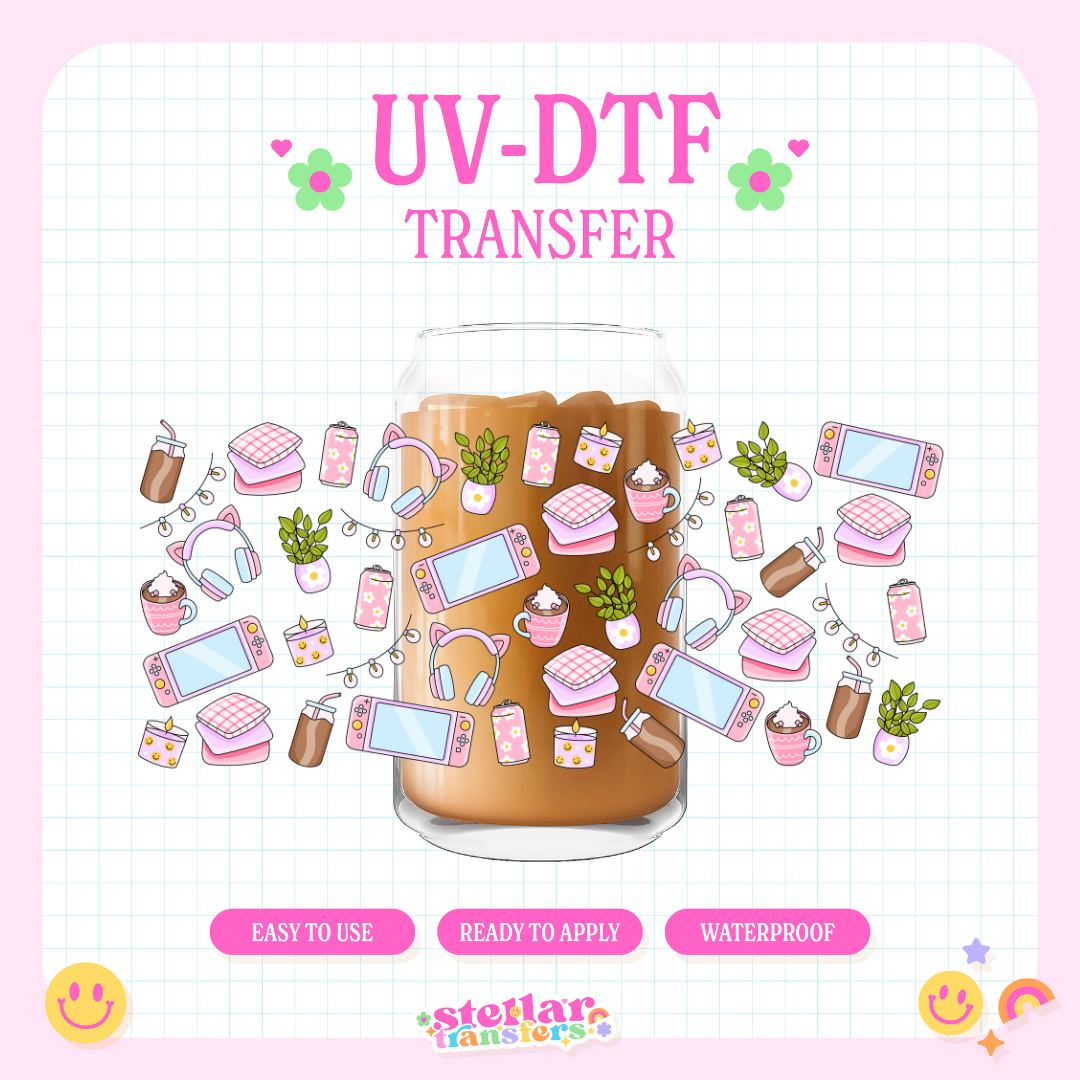 COZY GAMER - 16 OZ UV DTF