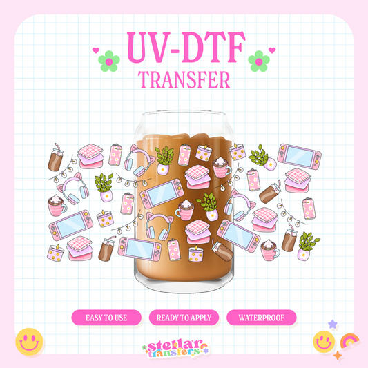 COZY GAMER - 16 OZ UV DTF
