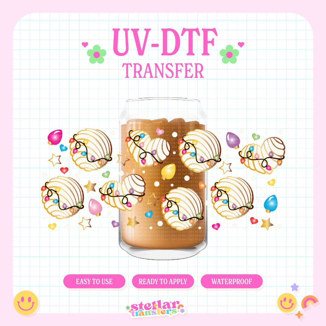 HOLIDAY CONCHAS - 16 OZ UV DTF