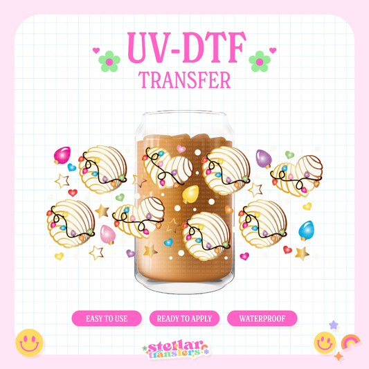 HOLIDAY CONCHAS - 16 OZ UV DTF