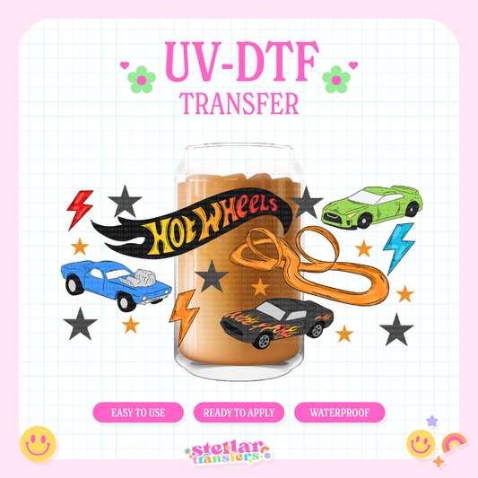 HOT WHELS - 16 OZ UV DTF