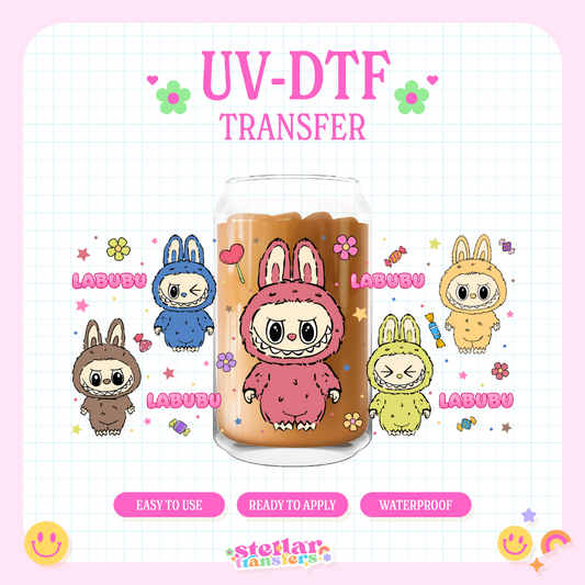 CUTE LABU - 16 OZ UV DTF