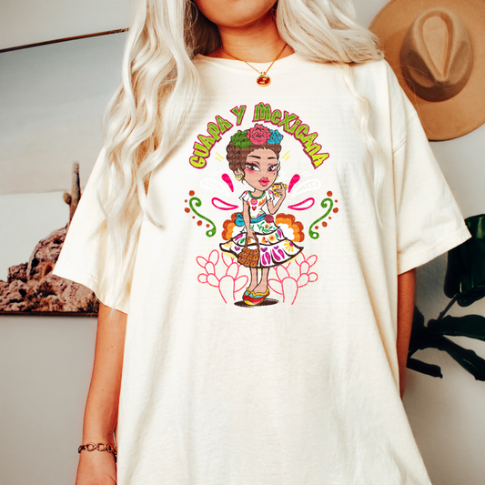 GUAPA Y MEXICANA - CLEAR FILM SCREENPRINT