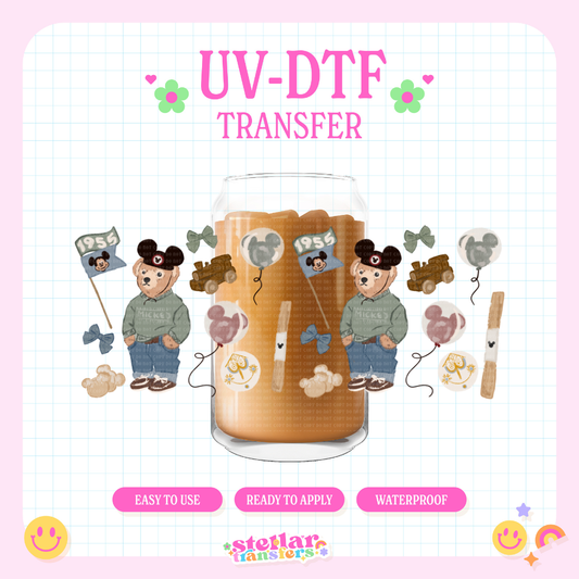 RALPH PARK BEAR - 16 OZ UV DTF