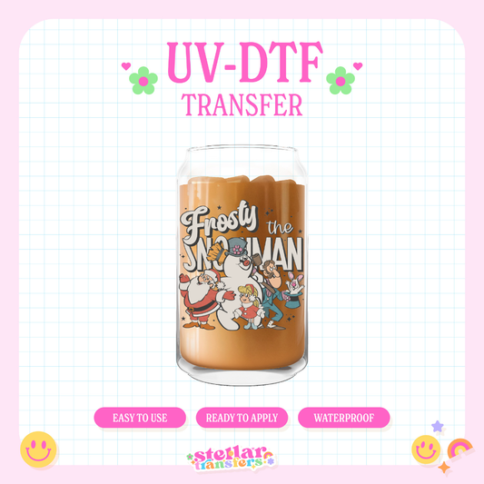 FROST SNOW MAN - UV DTF DECAL