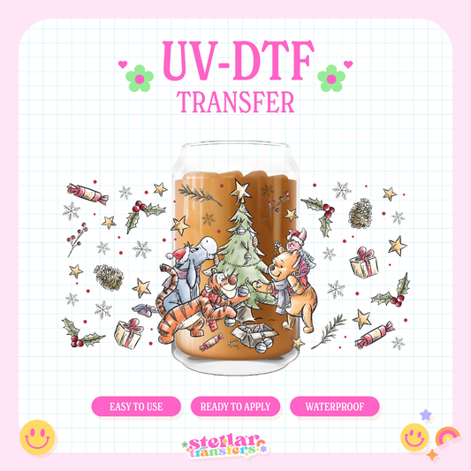 HONEY HOLIDAY TREE - 16 OZ UV DTF