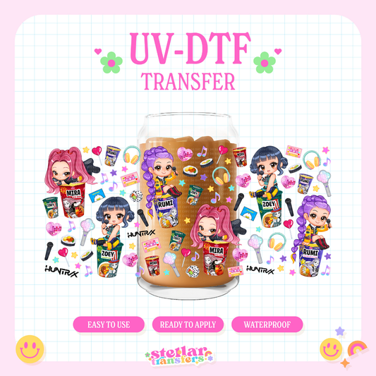 KPOP RAMEN GIRLS - 16 OZ UV DTF