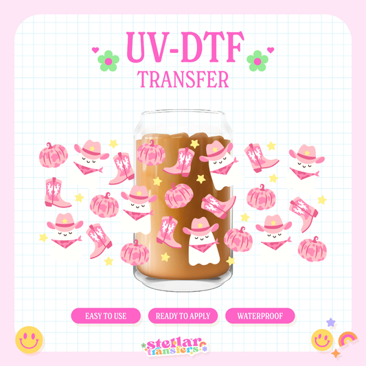 COWGIRL GHOSTS - 16 OZ UV DTF