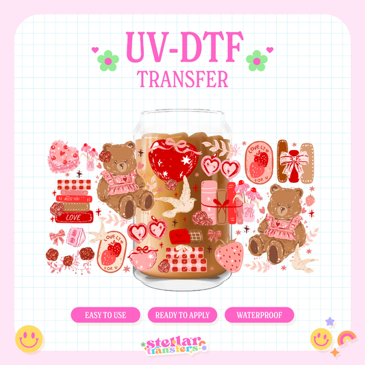 BOOKISH VALENTINE - 16 OZ UV DTF