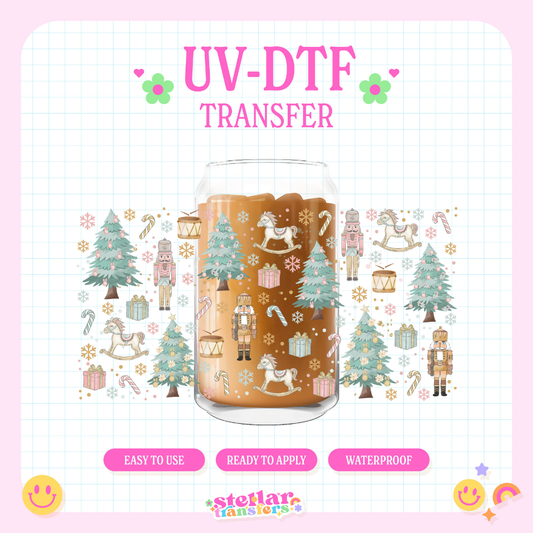 PASTEL CHRISTMAS - 16 OZ UV DTF