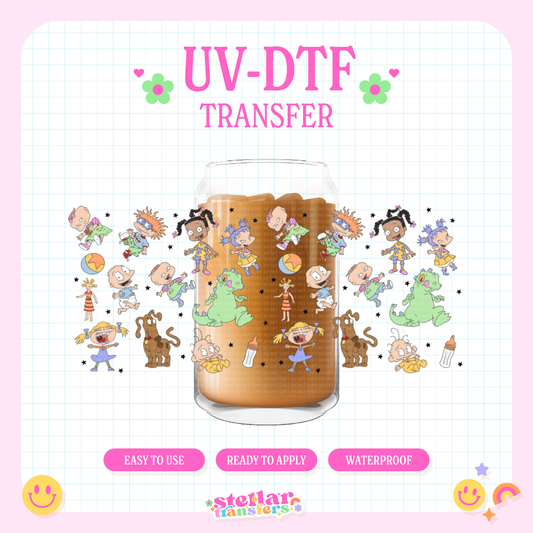 BABY RUG RATZ - 16 OZ UV DTF