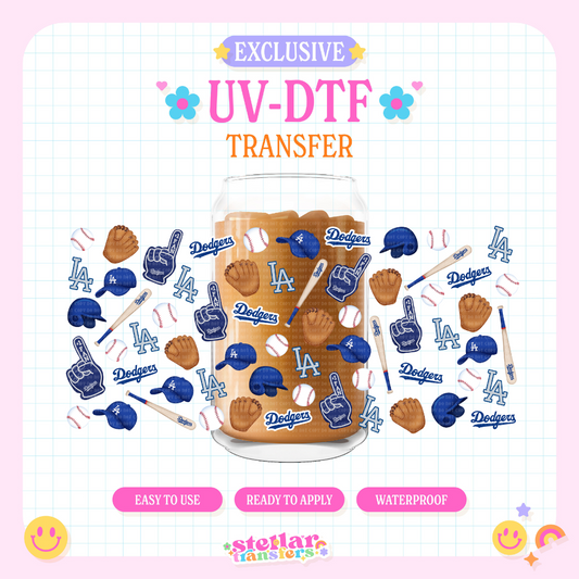 BASEBALL LA EXCLUSIVE - 16 OZ UV DTF