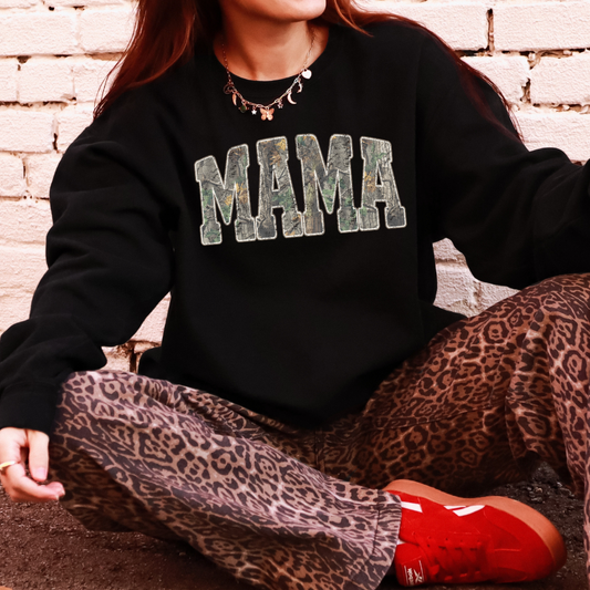 CAMO MAMA - CLEAR FILM SCREEN PRINT