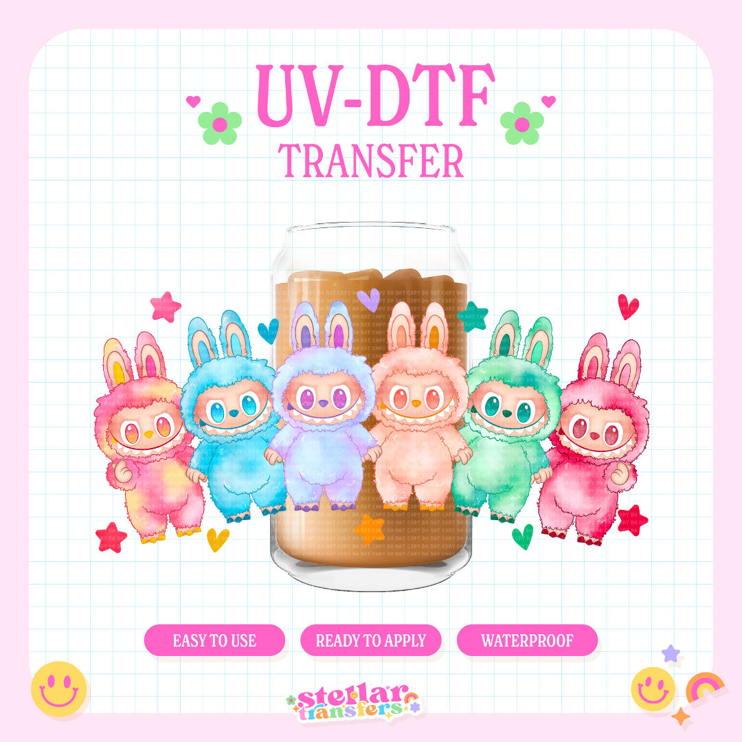 BIG ENERGY MONSTERS- 16 OZ UV DTF
