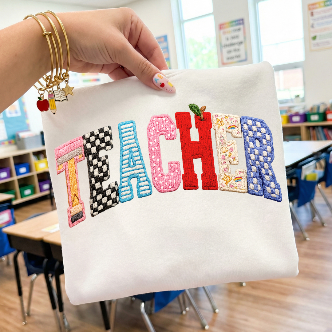 TEACHER - CLEAR FILM SCREEN PRINT