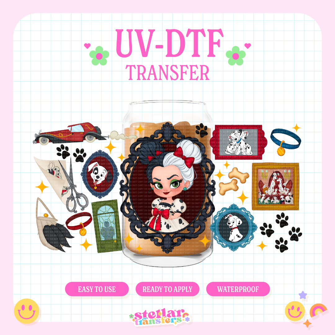 CRUELLA - 16 OZ UV DTF