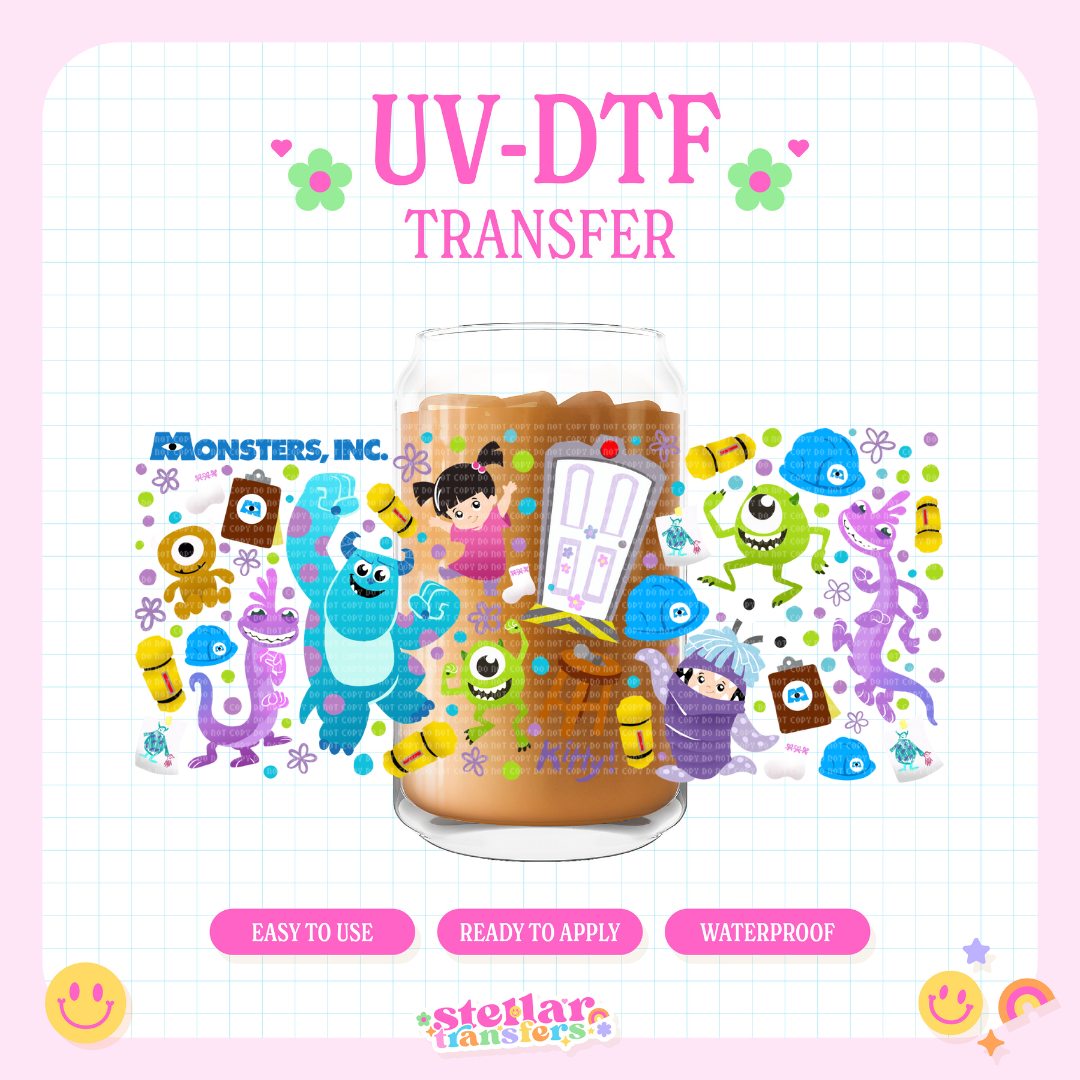 MONSTERS - 16 OZ UV DTF
