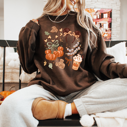 TIS THE FALL SEASON - CLEAR FILM SCREEN PRINT