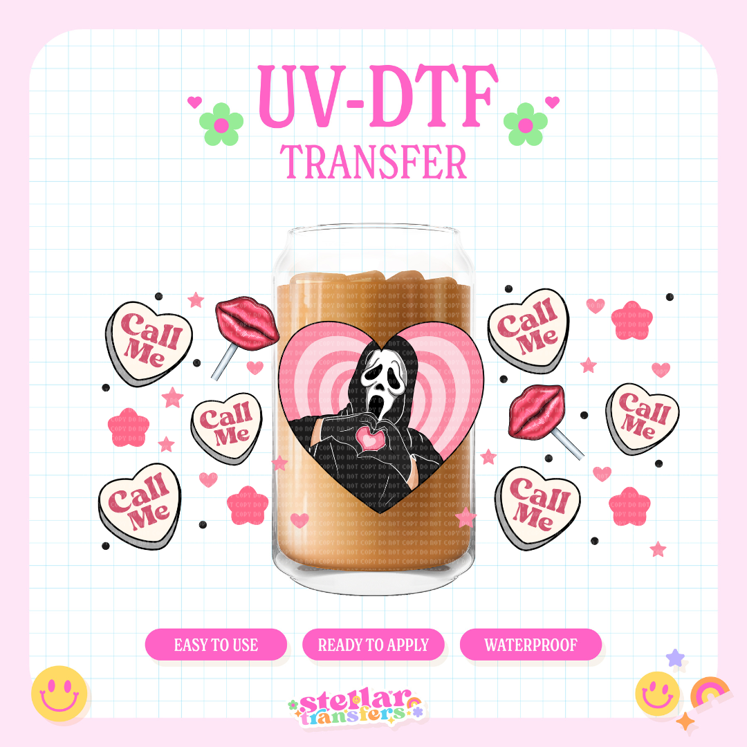 CALL ME GHOST - 16 OZ UV DTF