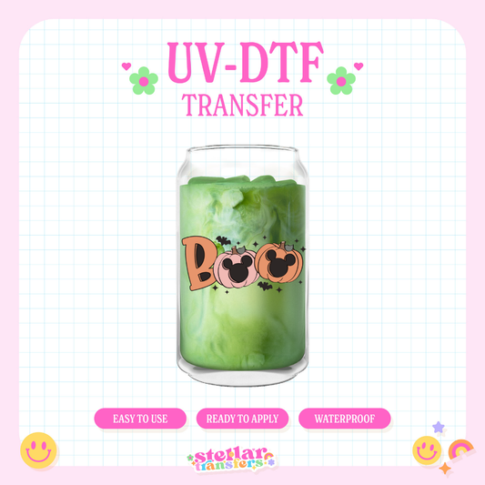 BOO - UV DTF DECAL